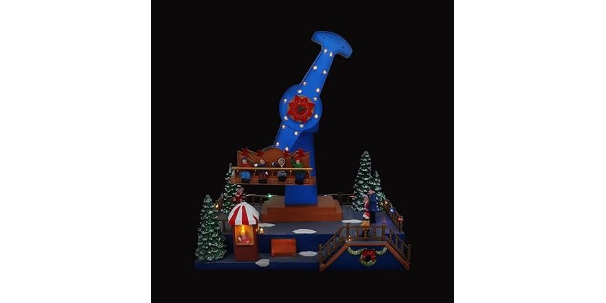 Carnival Pendulum Ride Display - Animated