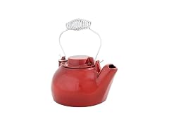 Red Enameled Humidifying Kettle