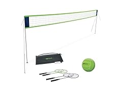WildSports 2-in-1 Volleyball & Badminton Combo Set