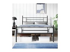 Avenco Metal Platform Bed Frame Full Size