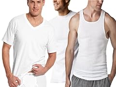 14 Pk Hanes Men's Undershirts
