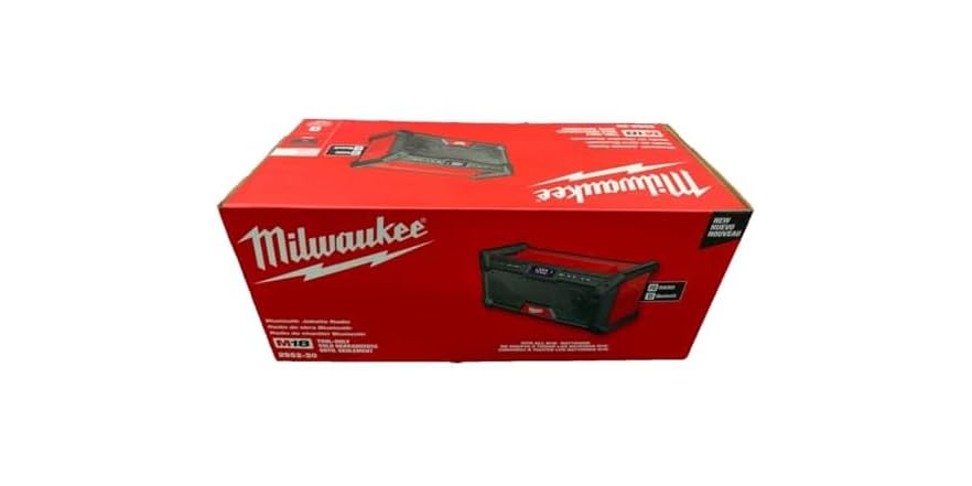 $112.49: Milwaukee 2952-20 M18 Bluetooth Jobsite Radio Tool Only at Woot!