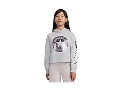 Converse Girls (S) Cropped Foil Hoodie Lunar