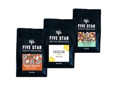(3 Pack) Five Star Coffee Whole Bean Best Sellers