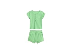 GAP Unisex (0-3 MOS) 2-piece Set Julep Green