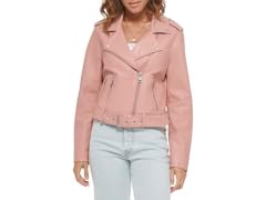 Levi's Women (XS) Faux Leather Belted Jacket
