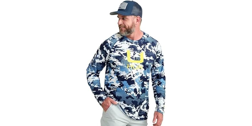 Huk Camiseta KC Scott Bass Lilly Para Hombre, Gris