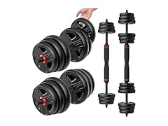 UKEEP Adjustable Dumbbells Set, 80lbs