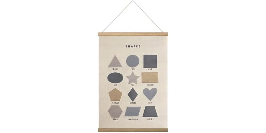 Bon et Beau Embroidered Shape Poster