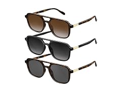 Konqkin Retro Aviator Sunglasses