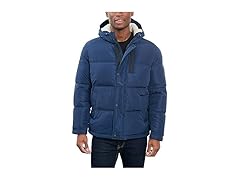 Lucky Brand Mens (2XL) Hooded Parka Navy