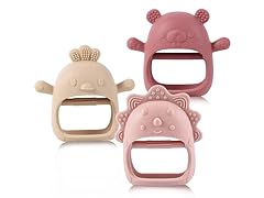 3-Pack Baby Teething Mitten