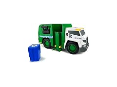 Mighty Fleet Power Movers 15" Interactive Garbage Truck Toy