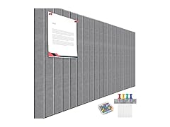femst Large Grey Felt Bulletin Board