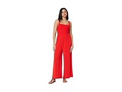Amazon Essentials Women Square Neck Wide Leg Jumpsuit