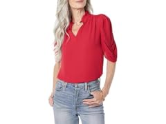 Amazon Essentials Women (XL) Blouse Raspberry Red