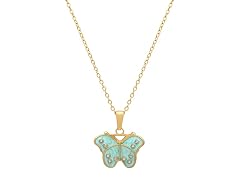 18K Gold Plated Butterfly Necklace