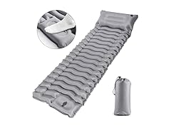 Jnconser Inflatable Sleeping Pad, Gray