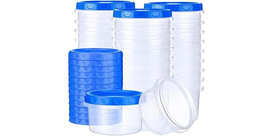 36 Pack 8OZ Freezer Container With Lids