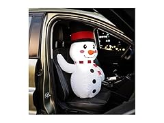 Zone Tech CR0002 Snowman Blow-Up Décor for Cars White