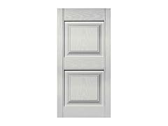 Builders Edge Raised Panel Vinyl Shutters