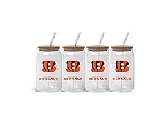 BENGALS Can Glasses 4pk