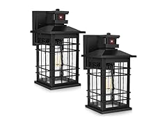 Kondras Motion Sensor Outdoor Wall Lights Black