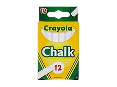 Crayola, 1 Pack of 12 chalk, White