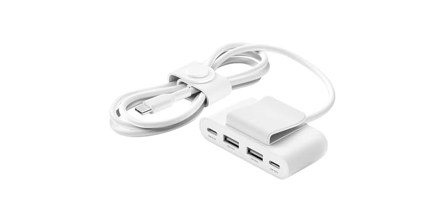 $9.35 | Belkin BoostCharge 4-Port USB Power Extender (2x USB-C & 2x USB-A) at Woot!