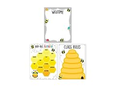 CTP Busy Bees Classroom Essentials 3-Chart Pack for Classroom
