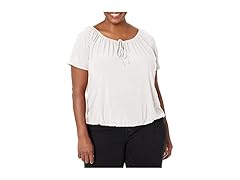 Star Vixen Women's Ivory Peasant Top (M)