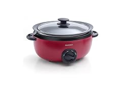Slow Cooker 6+ Quart Red 6.5Qt Slow Cooker 