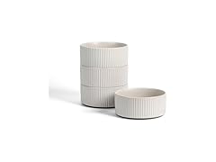 Stone Lain Haven Modern Stoneware 4 Piece Bowls Sets