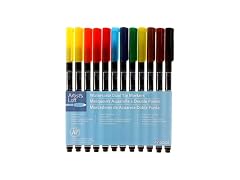 Artist's Loft Watercolor 12 Color Dual-Tip Markers