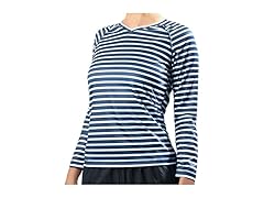 Kanu Surf Women's Navy Swim Tee (L)