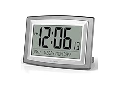Catrne Auto Set Digital Wall Clock