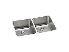 Elkay Double Bowl Undermount Stainless with Perfect Drain