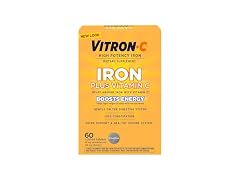 VitronC Iron Supplement Vitamin C 60ct