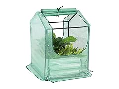 Sunnydaze HB-869 Greenhouse Garden Bed 2x2 Ft.- Green