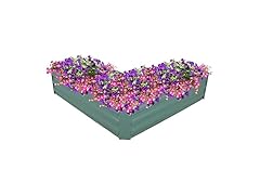 Sunnydaze Galvanized Raised Garden Bed - Metal Raised