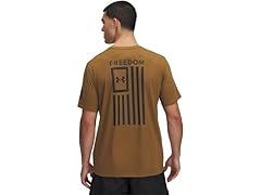 UA Men's New Freedom Flag T-Shirt (M)