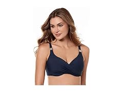 Miraclesuit (36D) D-DDD Cup Solid Surplice Bra 36D