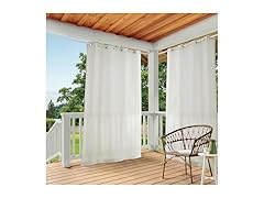 Cabana Vanilla In/Outdoor Curtain 2Pk 54"x96"