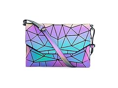 LOVEVOOK Geometric Luminous Reflective Handbag