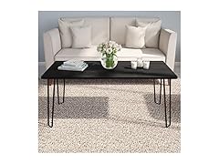 Lavish Home Coffee Table w/Hairpin Legs