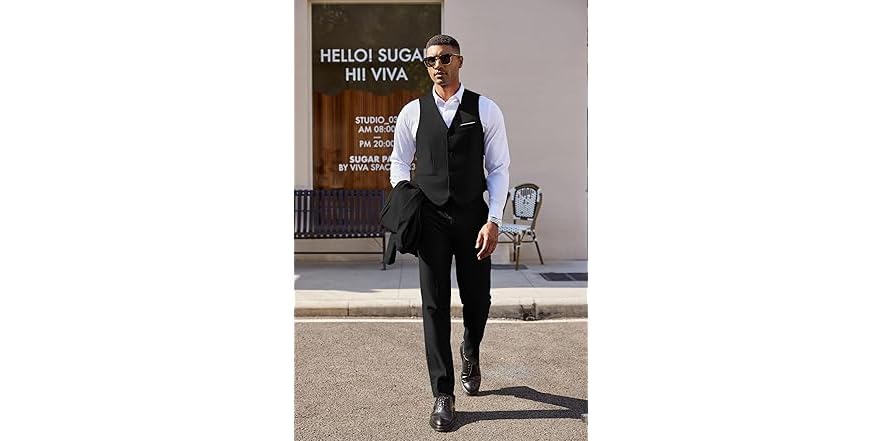 Mens 1 Button Modern Fit Suits Flat Front Pants Suit - Tan main image 1