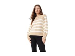 Sam Edelman  (L) Joy Sweater Gardenia Stripe
