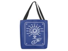 F-Bomb Selector Royal Remix Large Tote Bag