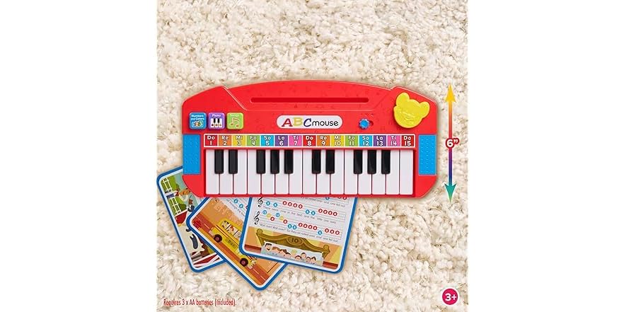Abcmouse Music Note Just Play ABCmouse Play-Along Piano