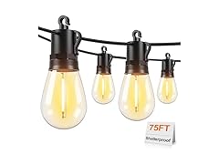 Brightever LED Outdoor String Lights 75FT